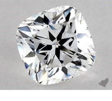 Lab-Created 2.36 Carat E IF Ideal Cut cushion diamond