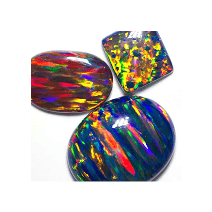 Synthetic Opal Gemstones